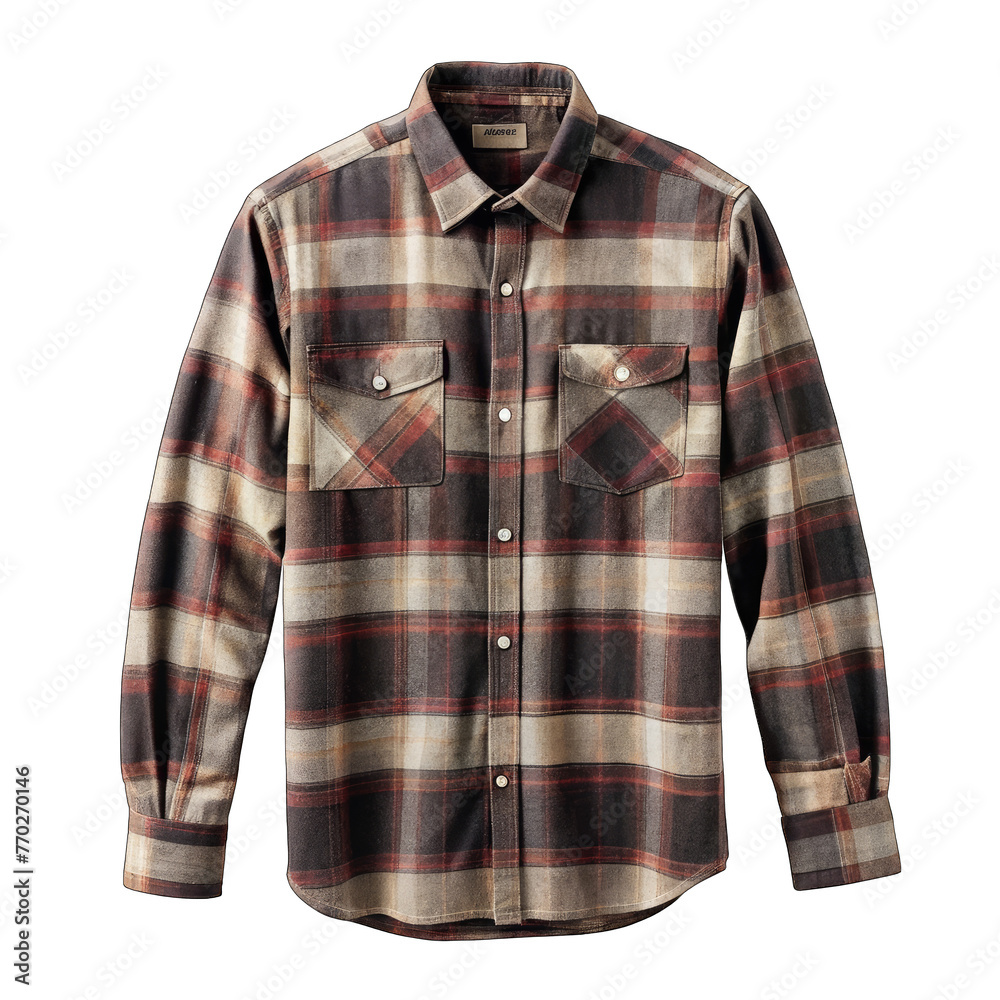 Flannel Shirt transparent background