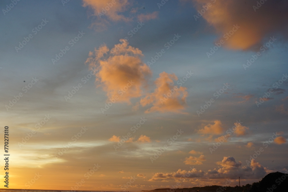 Obraz premium sunset in the clouds