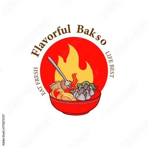 Flavorful  Bakso Logo 