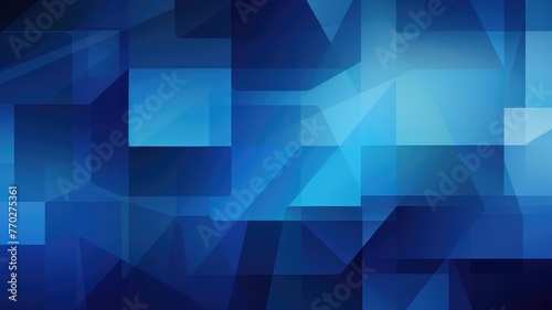 modern blue geometric shapes background