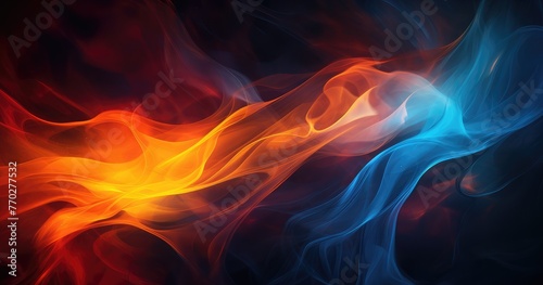 fire flames background © StraSyP BG