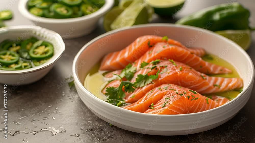 A detailed view of a bowl filled with food placed on a table, showcasing ingredients and textures. A detailed view of a bowl filled with food placed on a table, showcasing ingredients and textures.