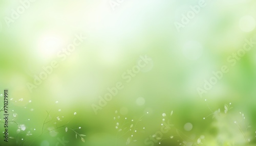 spring light green blur background