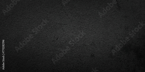 Elegant black background vector illustration with vintage distressed grunge texture. Closeup of textured grey concrete wall