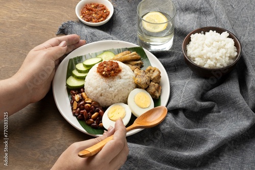 nasi lemak malaysia
