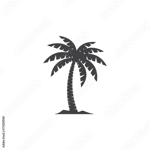 palm tree icon design