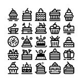 Cake Icon Set