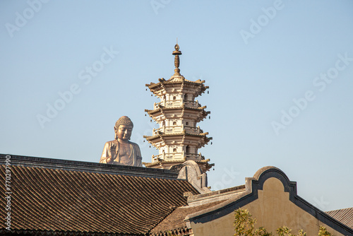 Lingshan Scenic Spot, Great Buddha, Wuxi city, Jiangsu province, eastern China photo