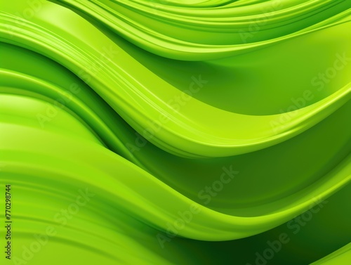 A green wave pattern with a green background. The green color is vibrant and lively, giving the impression of movement and energy. The wave pattern suggests a sense of fluidity and motion