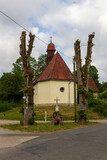 Marys chapel (Marienkapelle) in village Hundsdorf near Obertrubach, Franconian Switzerland, Bavaria, Germany