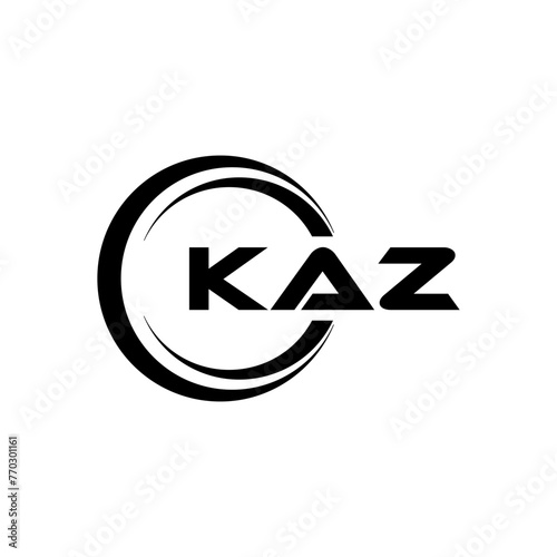 KAZ Letter Logo Design, Inspiration for a Unique Identity. Modern Elegance and Creative Design. Watermark Your Success with the Striking this Logo.