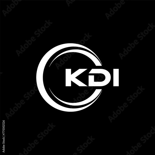 KDI Letter Logo Design, Inspiration for a Unique Identity. Modern Elegance and Creative Design. Watermark Your Success with the Striking this Logo. photo