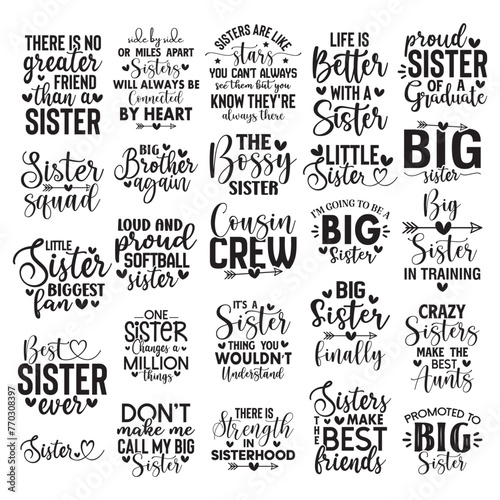 25 Sister design Bundle