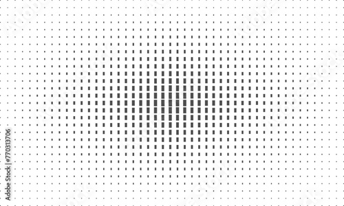 Abstract dot rectangular white ash seamless stylish pattern background. Halftone Pattern with Dynamic Symbol photo