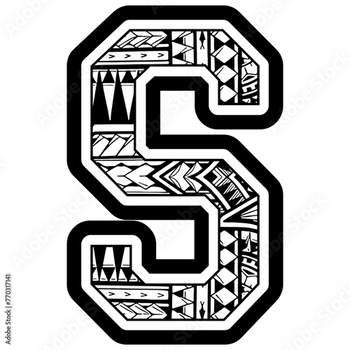 Polynesian Tribal Letters, Polynesian Pattern Letters