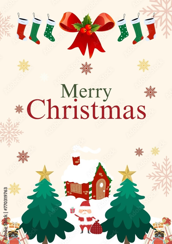 christmas greeting card with christmas tree christmas greeting card with christmas tree