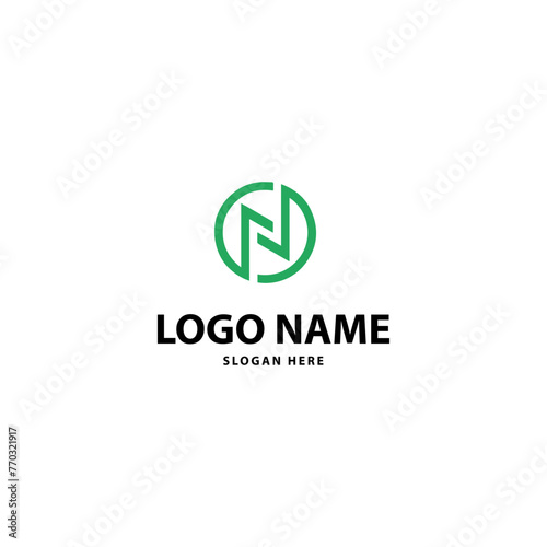 LETTER logo design template vector. LETTER Business abstract connection vector logo. LETTER icon circle logotype. 