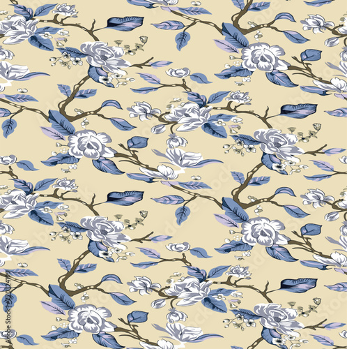 seamless pattern with birds