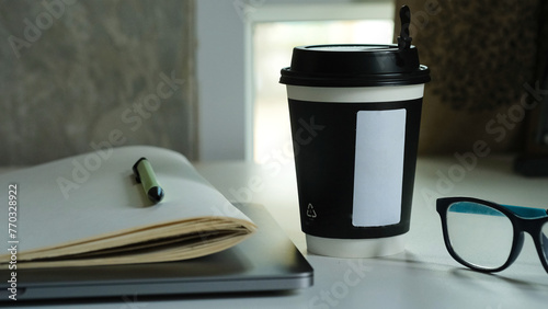 Wallpaper Mural coffee and paper Torontodigital.ca