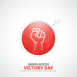 bangladesh victory day. bangladesh victory day creative ads design december 16. vector, 3D illustration.
