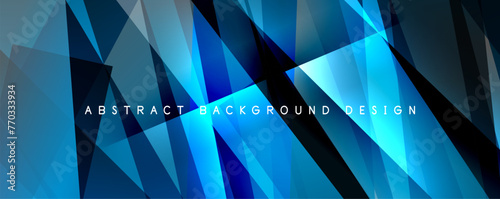 Breaking Glass Background, Kaleidoscope effect. Transparent Straight Lines. Dynamic Light Rays effect. Vector Illustration For Wallpaper, Banner, Background, Card, Book Illustration, landing page