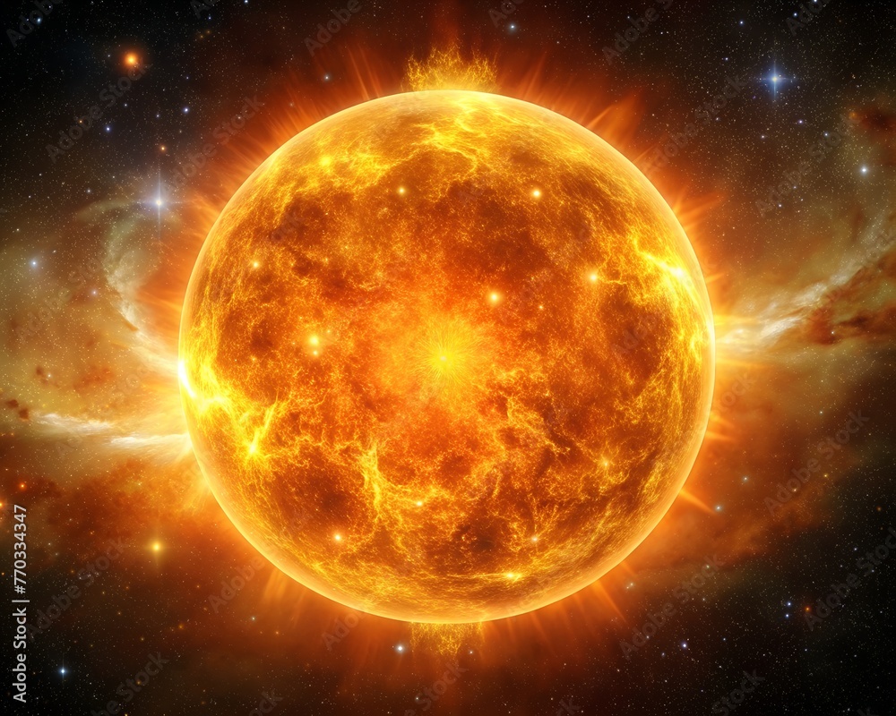 Obraz premium sun in space