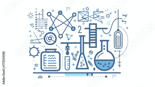 Formula learning science and mathematics icon. 