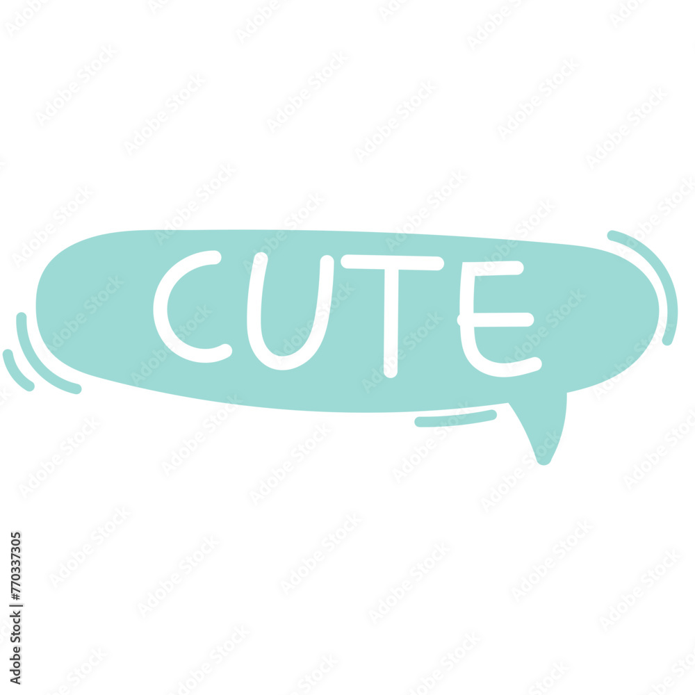 Cute Speech Bubble Cute Speech Bubble