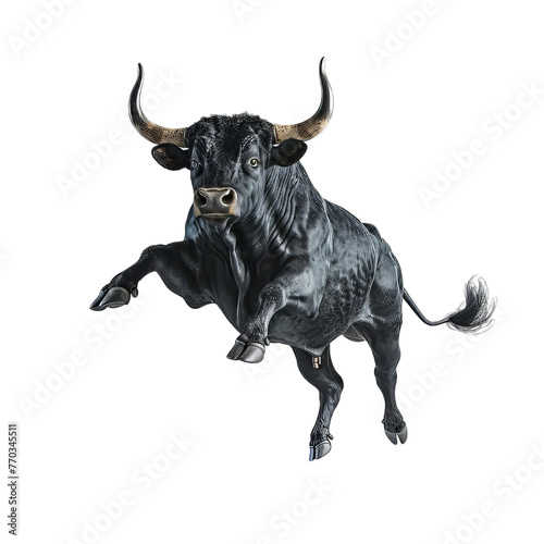 Black Bull Isolated