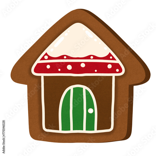 Gingerbread House Cartoon illustration Christmas Cookie Cartoon illustration Dessert For Christmas Cartoon Sweet For Christmas Cartoon Cookie House Cartoon