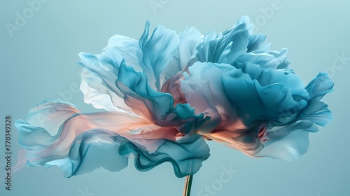 Fototapeta Naklejka Na Ścianę i Meble -  Golden flowers peony illustration background poster decoration painting