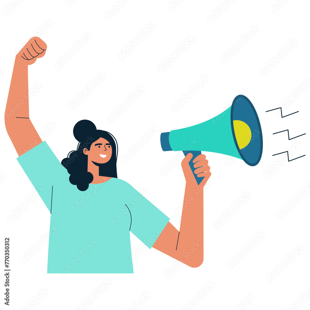 Announcement People Illustration Announcement People Illustration