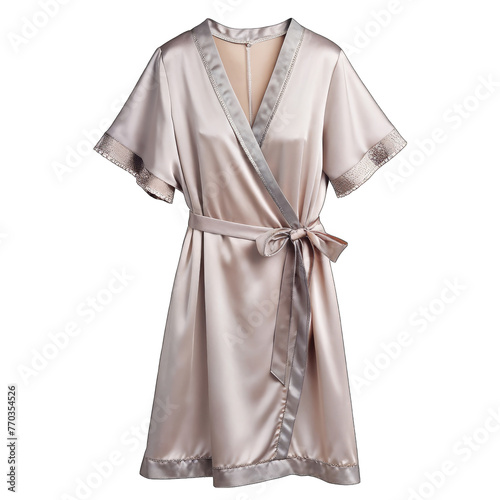 front view of soft blue bathrobe © png sublimation