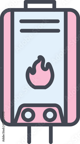 Water Heater Vector Icon