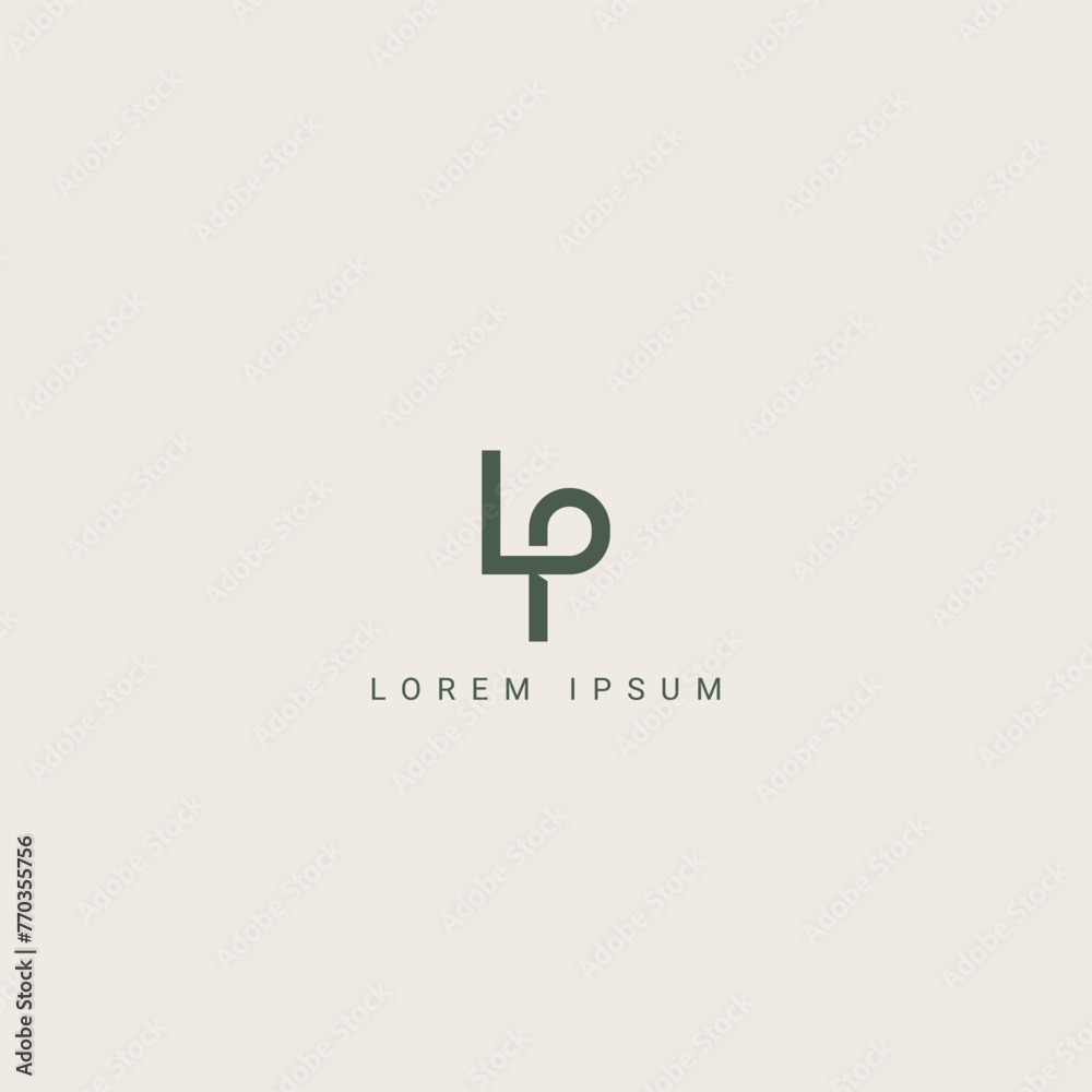 Alphabet Letters LP PL Creative Logo Initial Based Monogram Icon Vector Element Alphabet Letters LP PL Creative Logo Initial Based Monogram Icon Vector Element
