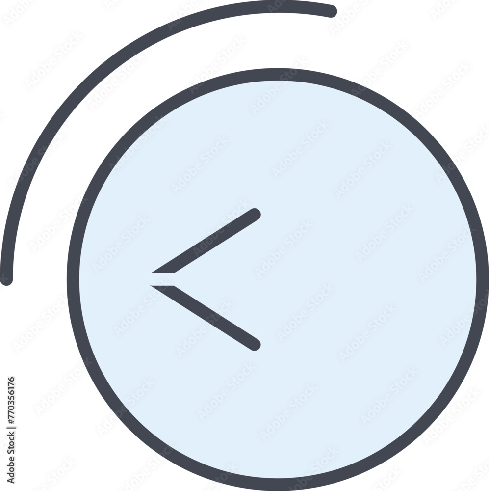 Back Button Vector Icon Back Button Vector Icon