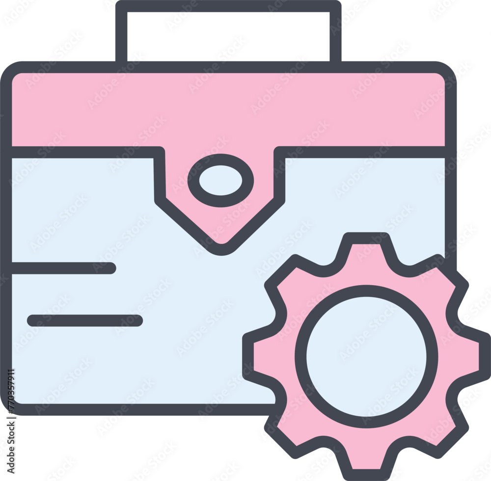 Portfolio Management Vector Icon Portfolio Management Vector Icon