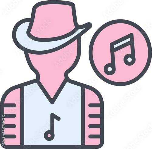 Musician Vector Icon