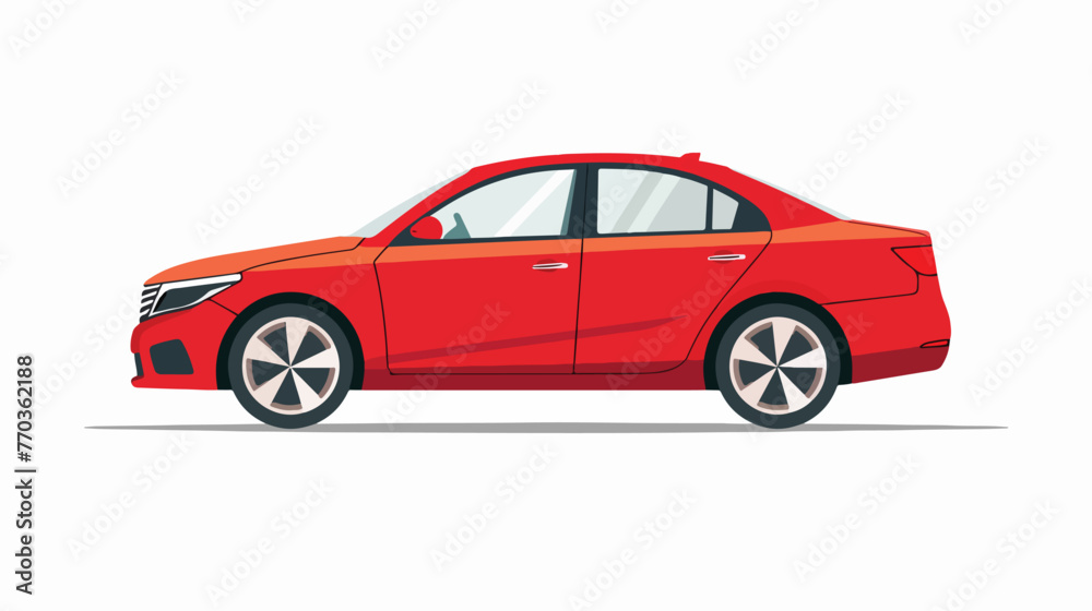 Car vehicle sedan icon Flat vector 