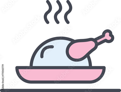 Chicken Vector Icon