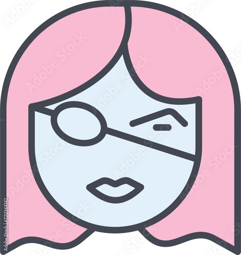 Eye Patch Vector Icon