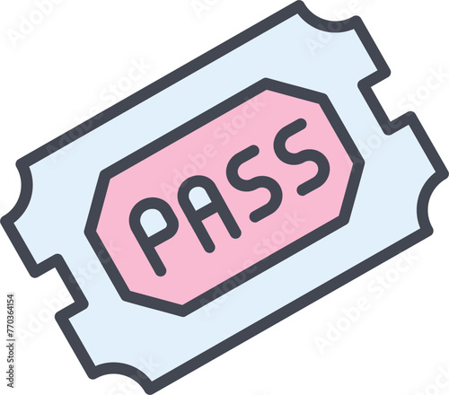Passes Vector Icon
