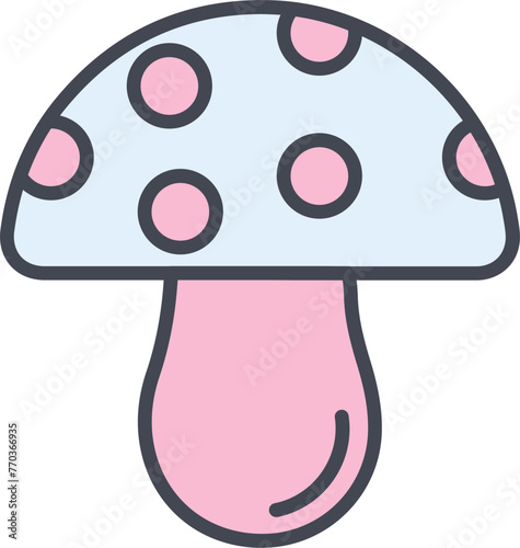 Mushroom Vector Icon