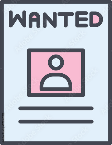 Wanted Poster Vector Icon