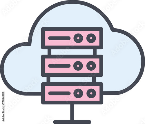 Hosting Vector Icon