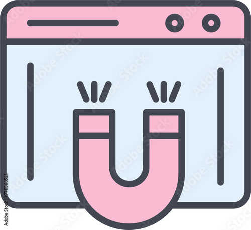 Attraction Vector Icon