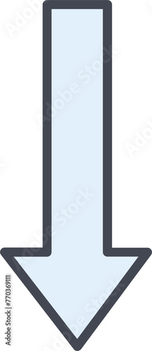 Arrow Down Vector Icon