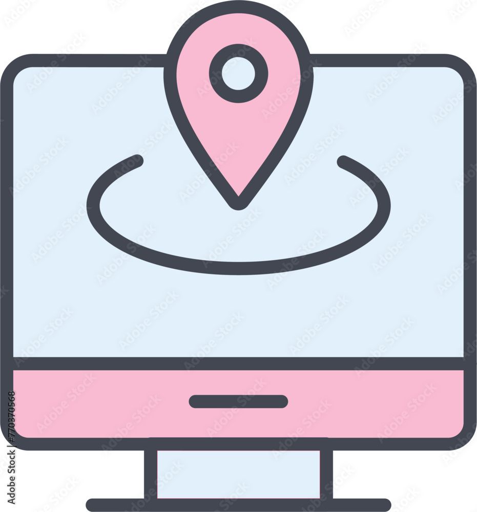 Obraz premium Location Vector Icon