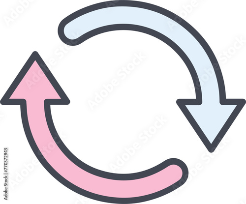 Sync Vector Icon