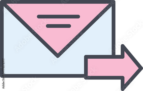 Send Message Vector Icon